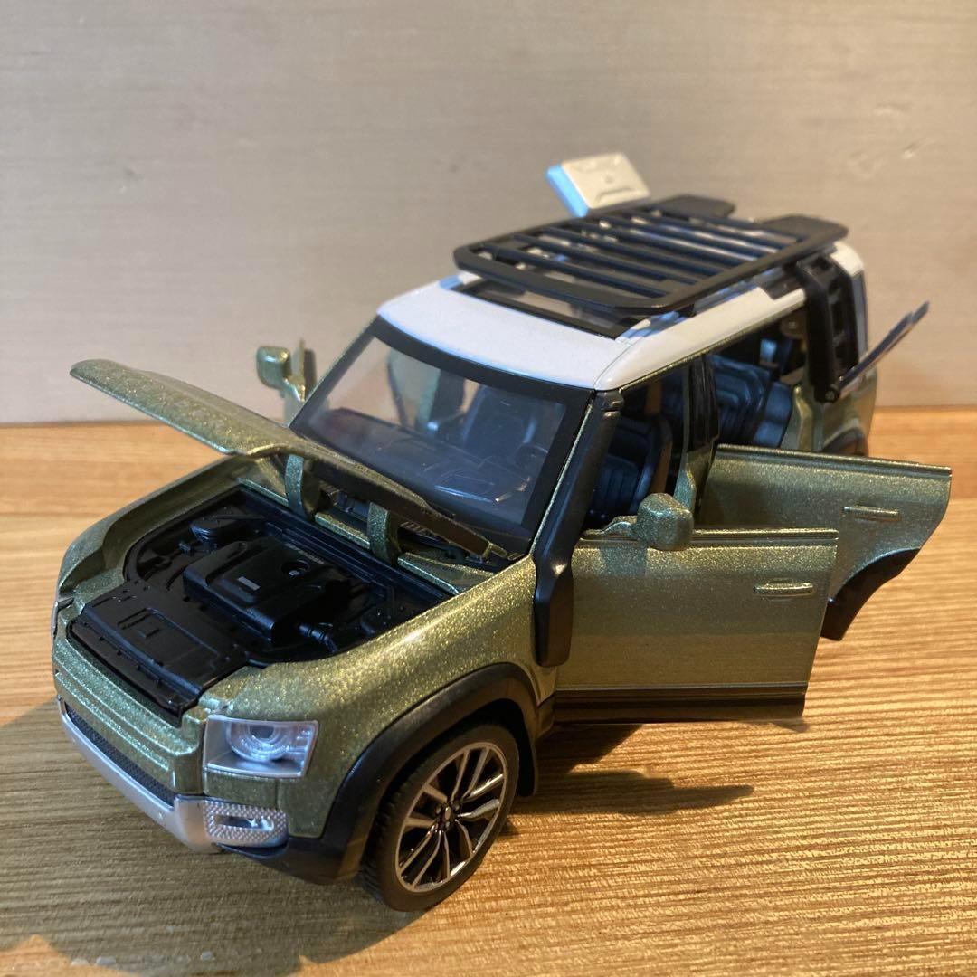 1/32　ランドローバー　ディフェンダー　LAND ROVERDEFENDER　110　 ミニカー　緑　1/32 l suv_画像2