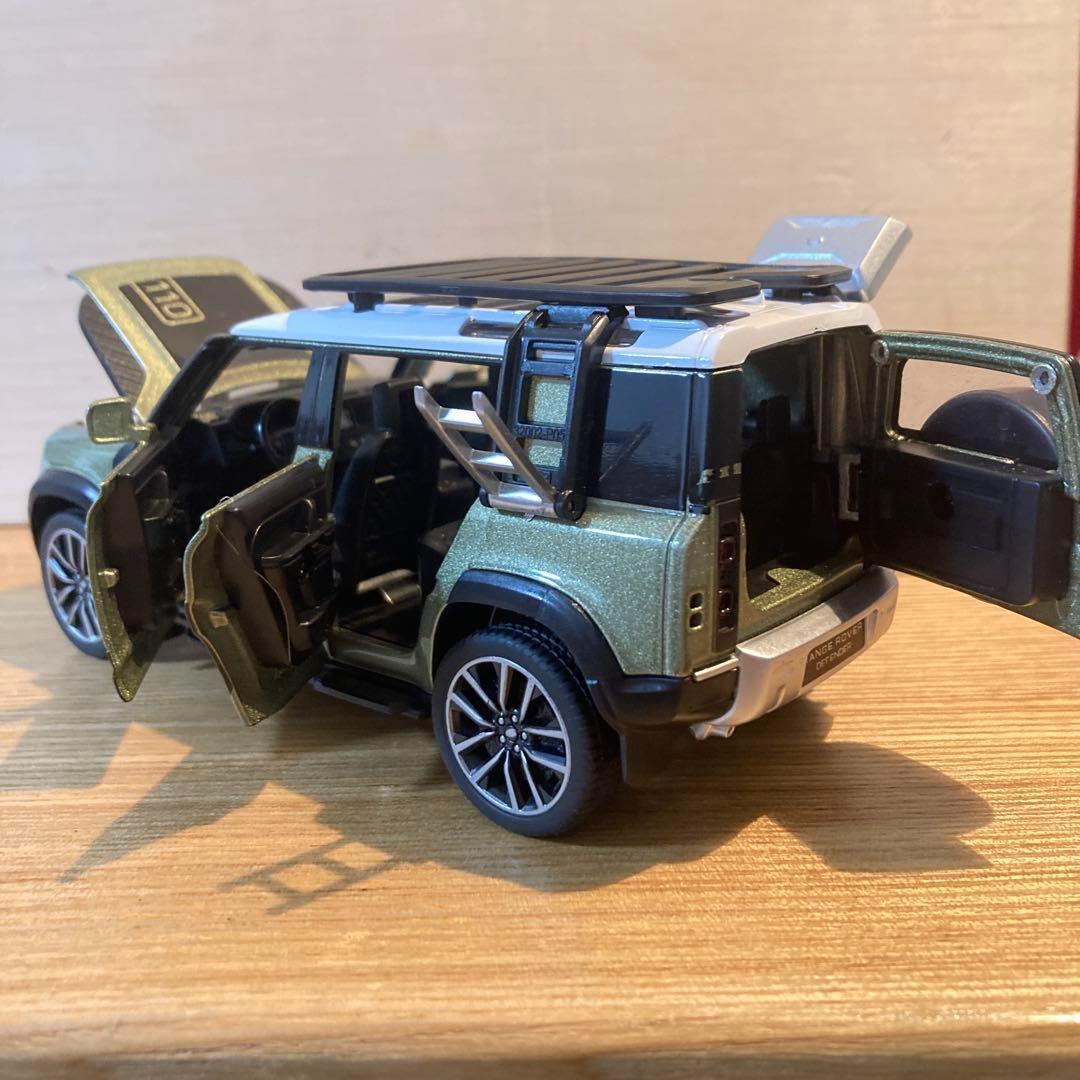 1/32　ランドローバー　ディフェンダー　LAND ROVERDEFENDER　110　 ミニカー　緑　1/32 l suv_画像4