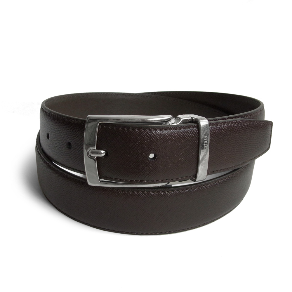  ◇◆Aquascutum（アクアスキュータム）/幅広いシーンで活躍するドレス顔！ビジネスでも無難に使えるレザーベルト【F】/2.6万_画像1