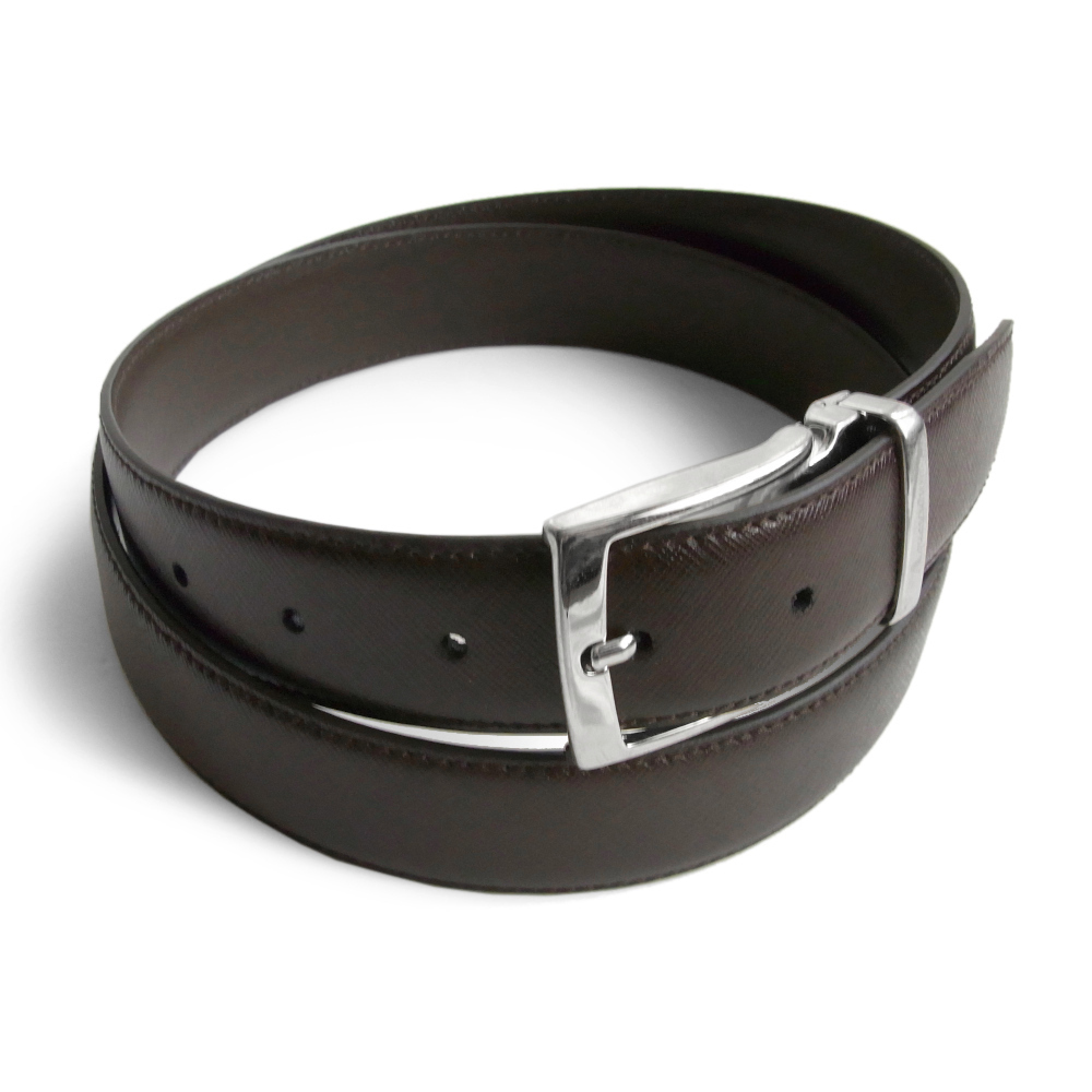  ◇◆Aquascutum（アクアスキュータム）/幅広いシーンで活躍するドレス顔！ビジネスでも無難に使えるレザーベルト【F】/2.6万_画像2