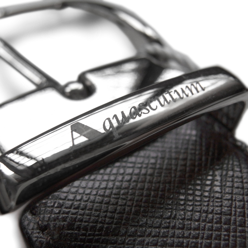  ◇◆Aquascutum（アクアスキュータム）/幅広いシーンで活躍するドレス顔！ビジネスでも無難に使えるレザーベルト【F】/2.6万_画像5