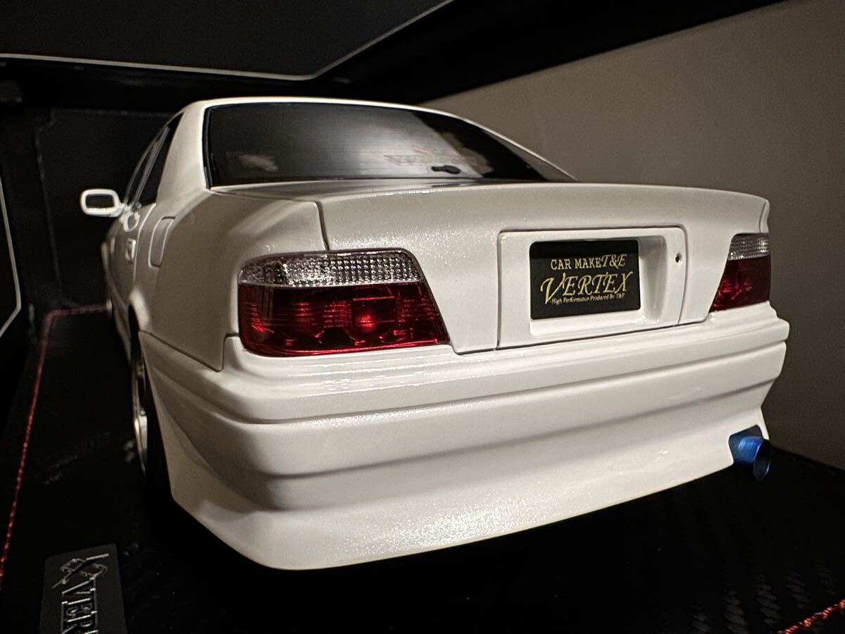 [限定] 1/18 IG3313 VERTEX JZX100 Chaser Pearl White With Engine イグニッションモデル ignition model TOYOTA チェイサー エンジン 1JZ_画像4