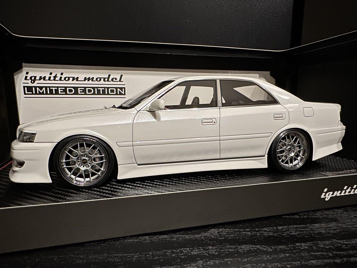 [限定] 1/18 IG3313 VERTEX JZX100 Chaser Pearl White With Engine イグニッションモデル ignition model TOYOTA チェイサー エンジン 1JZ_画像5