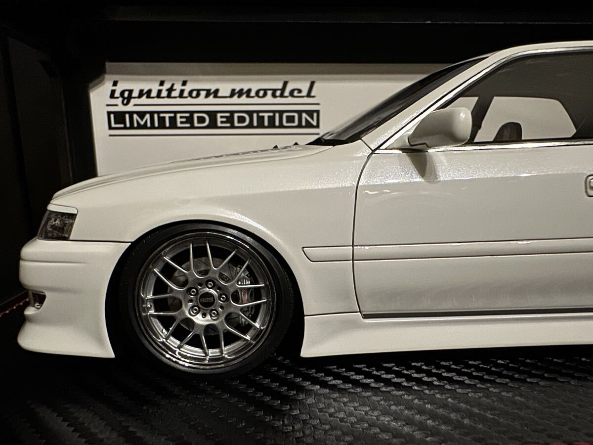 [限定] 1/18 IG3313 VERTEX JZX100 Chaser Pearl White With Engine イグニッションモデル ignition model TOYOTA チェイサー エンジン 1JZ_画像6
