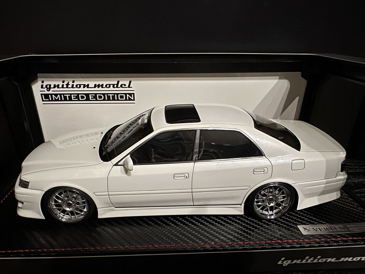 [限定] 1/18 IG3313 VERTEX JZX100 Chaser Pearl White With Engine イグニッションモデル ignition model TOYOTA チェイサー エンジン 1JZ_画像7