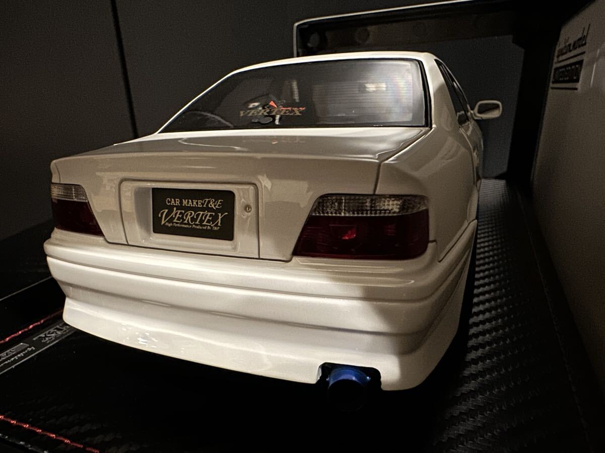 [限定] 1/18 IG3313 VERTEX JZX100 Chaser Pearl White With Engine イグニッションモデル ignition model TOYOTA チェイサー エンジン 1JZ_画像8