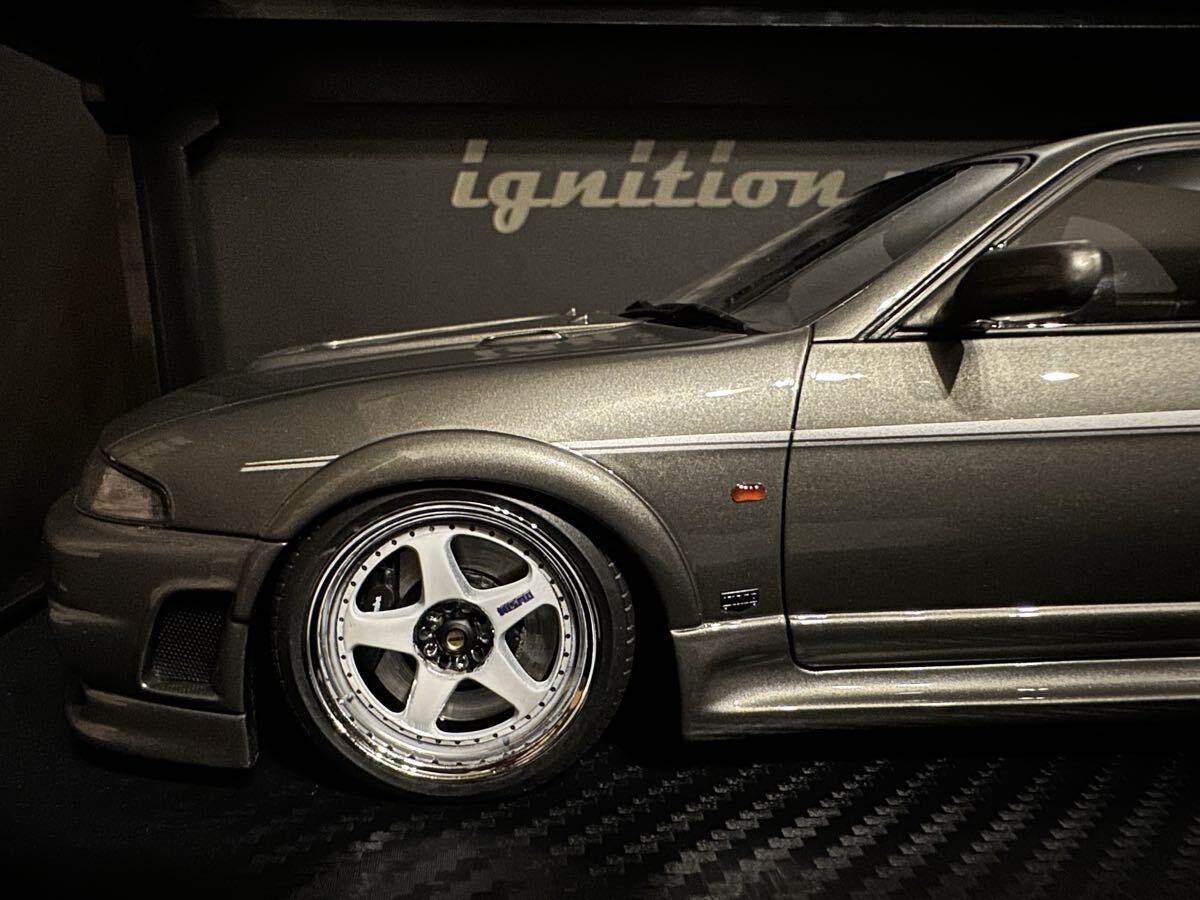 [新品] 1/18 IG3656 NISMO 400R BCNR33 Dark Grey Metallic イグニッションモデル ignition model NISSAN SKYLINE GT-R R33 スカイライン_画像5