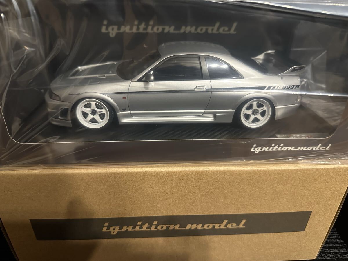 [新品] 1/18 IG3654 NISMO 400R BCNR33 Silver イグニッションモデル ignition model NISSAN SKYLINE GT-R R33 ニスモ 松田次生_画像8