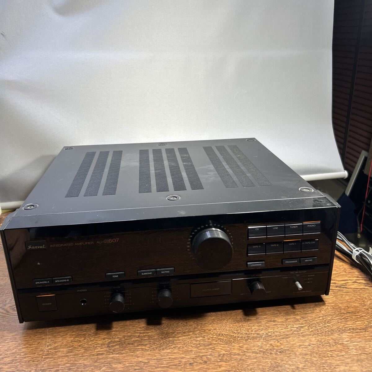 SANSUI AU-α607 основной предусилитель б/у текущее состояние товар контрольный номер 580 основной предусилитель 