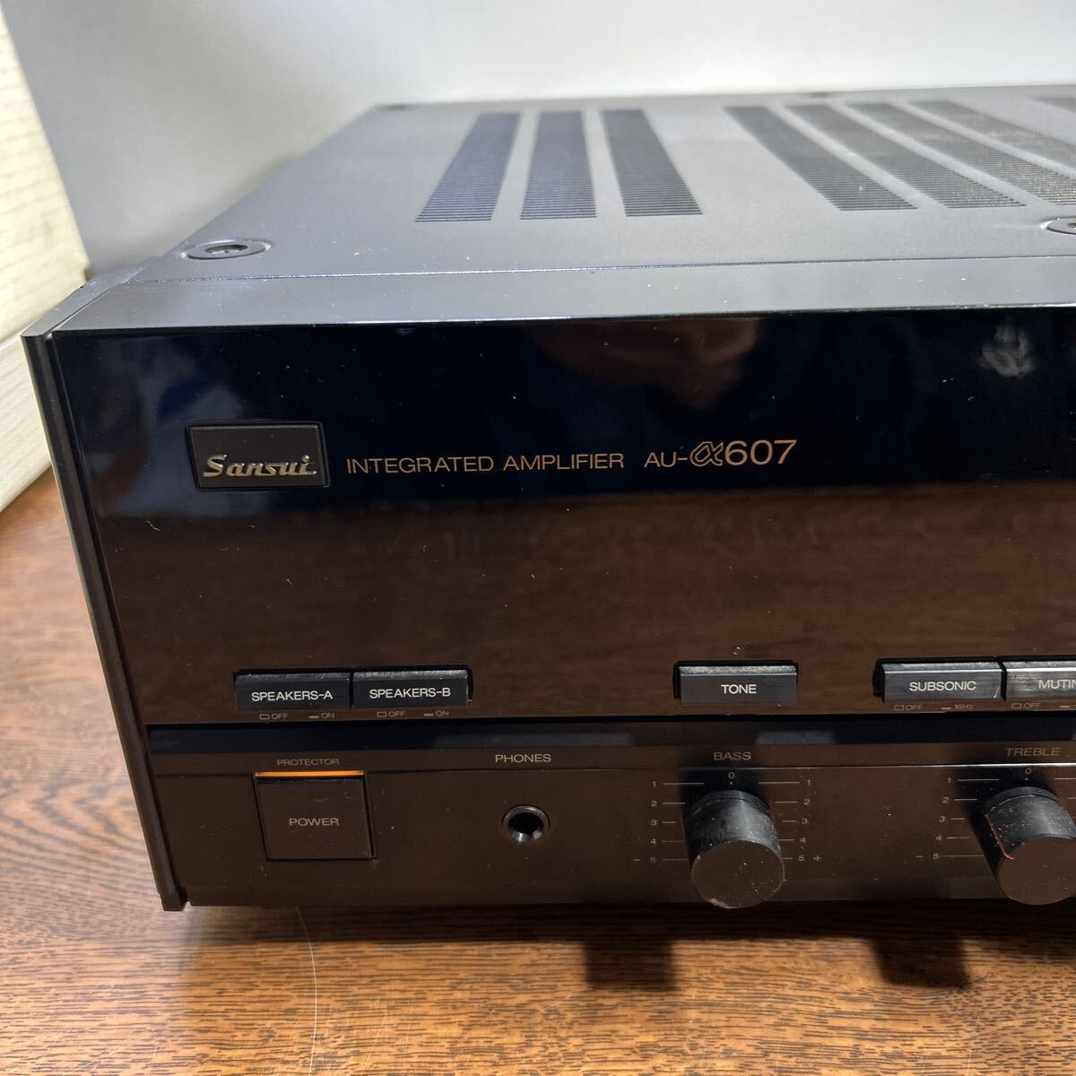 SANSUI AU-α607 основной предусилитель б/у текущее состояние товар контрольный номер 580 основной предусилитель 