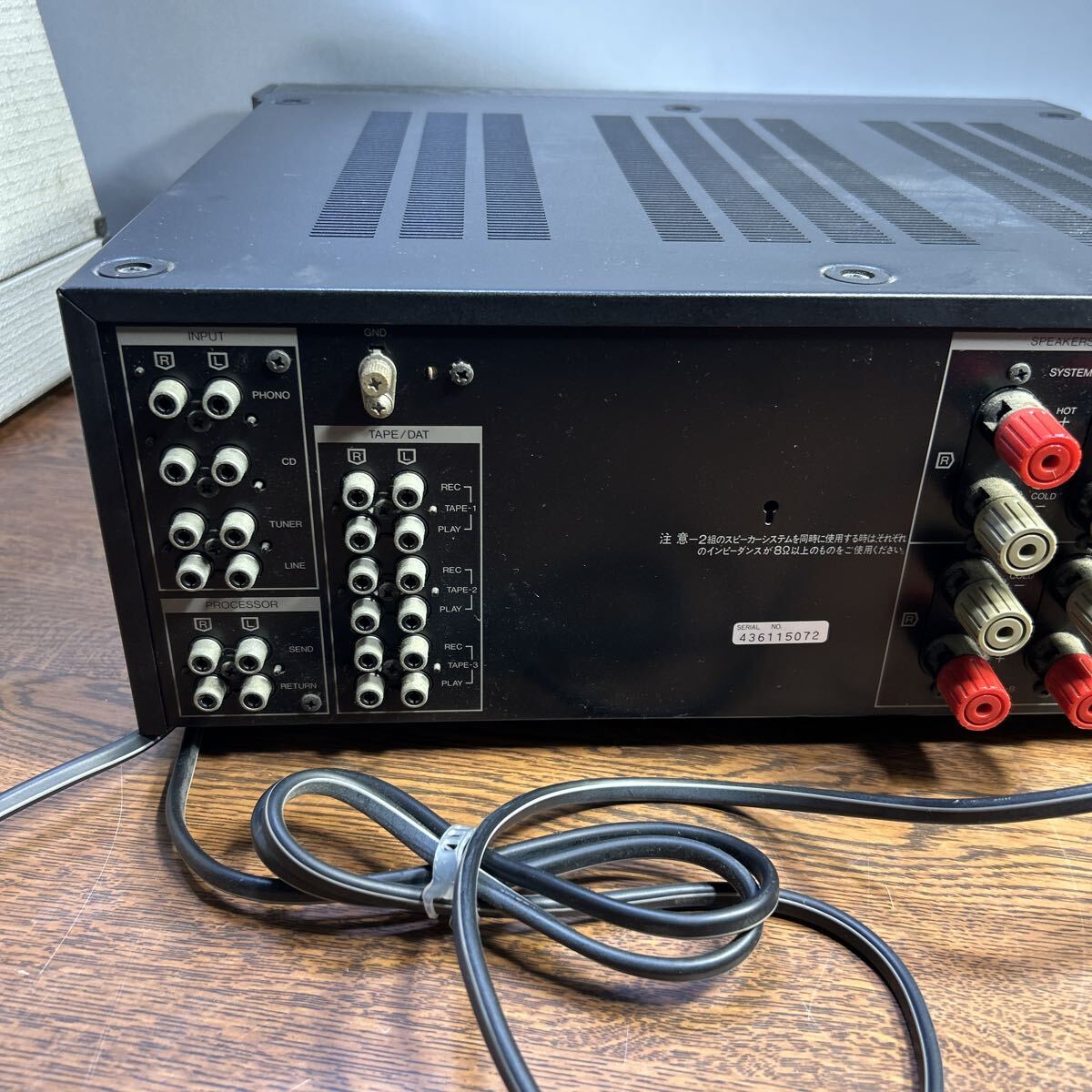 SANSUI AU-α607 основной предусилитель б/у текущее состояние товар контрольный номер 580 основной предусилитель 