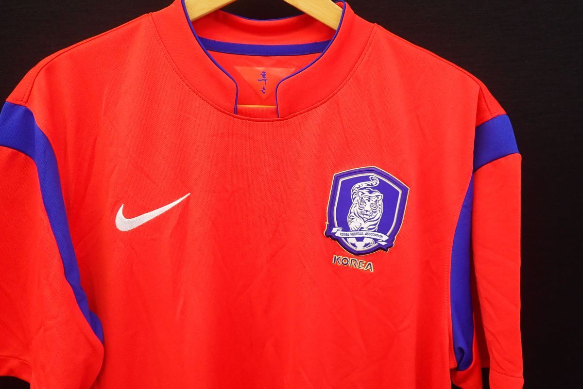 ■09 サッカー07 直筆サイン入り サッカー韓国代表 ユニフォーム サイズXXL■詳細不明/Nike/ナイキ_画像2
