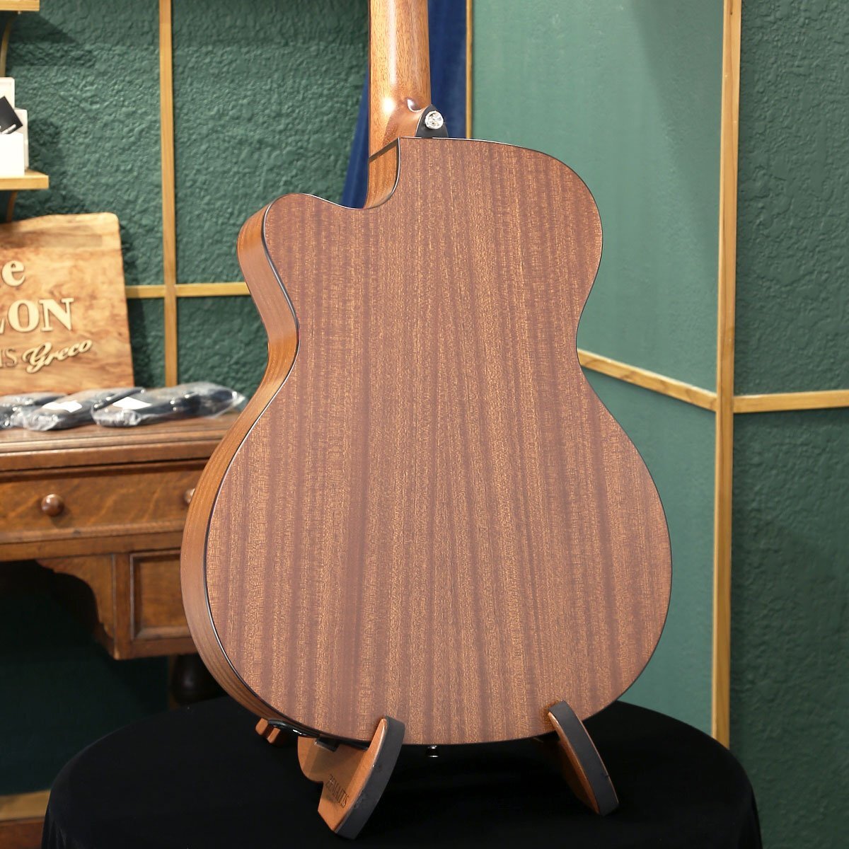 送料無料 Zemaitis ゼマイティス アコースティックギター エレアコ CAF-90HCW Denim Black Mother of Pearl_画像4