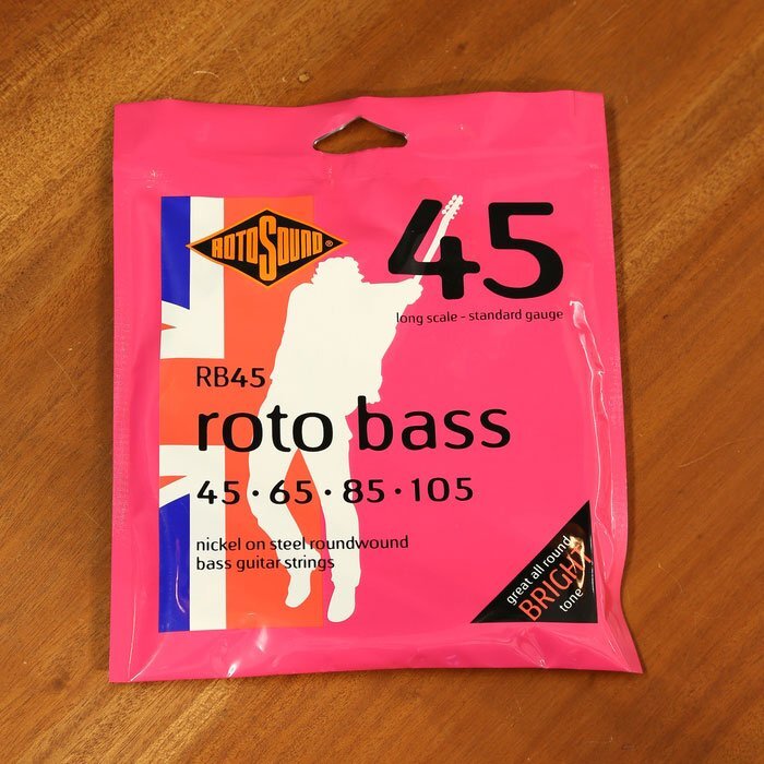 送料無料 Rotosound ロトサウンド ベース弦 RB45 (.045-.105) ロトベース Roto Bass Standard Nickel on Steel Roundwound 4弦用_画像1