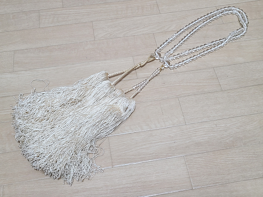 (24) イタミあり 浄土真宗大谷派 念珠 東本願寺僧侶仏教仏具法衣袈裟数珠の画像1