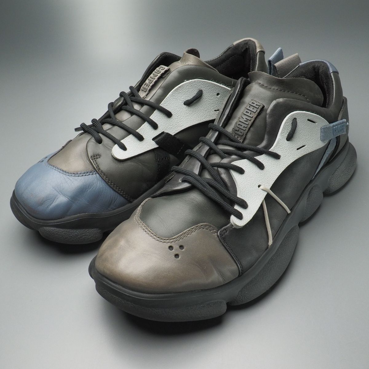GS3953//*カンペール/CAMPER*ツインズ/Twins/カースト/KARST/24AW/メンズ44/アシンメトリー/レザースニーカー/ローカット/靴/K100845-028