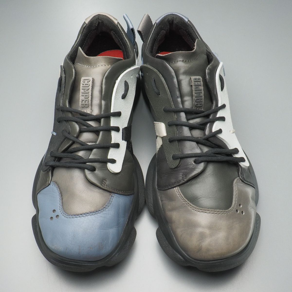 GS3953//*カンペール/CAMPER*ツインズ/Twins/カースト/KARST/24AW/メンズ44/アシンメトリー/レザースニーカー/ローカット/靴/K100845-028