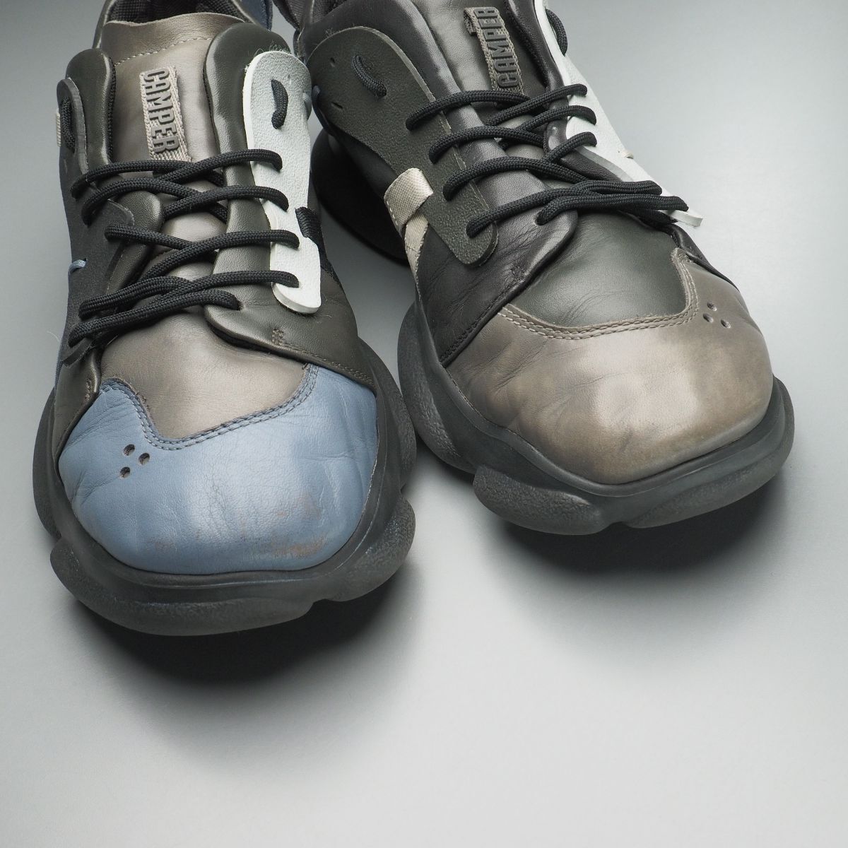 GS3953//*カンペール/CAMPER*ツインズ/Twins/カースト/KARST/24AW/メンズ44/アシンメトリー/レザースニーカー/ローカット/靴/K100845-028