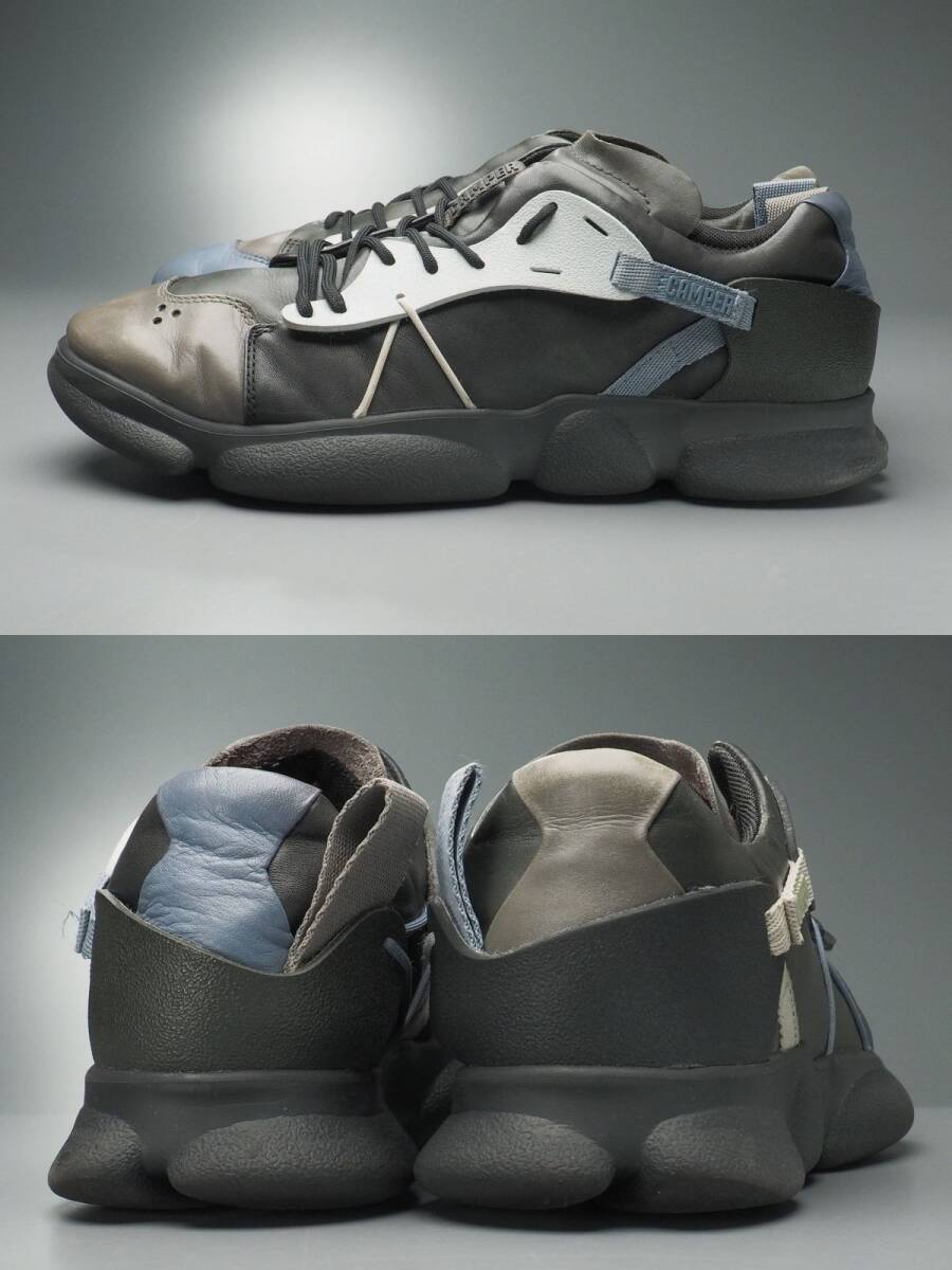 GS3953//*カンペール/CAMPER*ツインズ/Twins/カースト/KARST/24AW/メンズ44/アシンメトリー/レザースニーカー/ローカット/靴/K100845-028