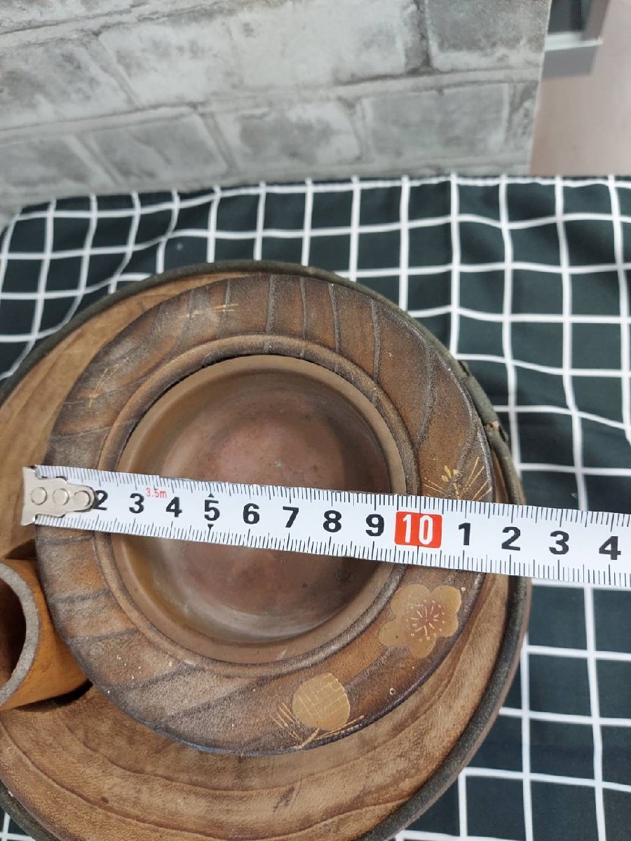 昭和レトロ　アンティーク　煙草盆 煙管 セット 灰皿 キセル 古道具_画像9