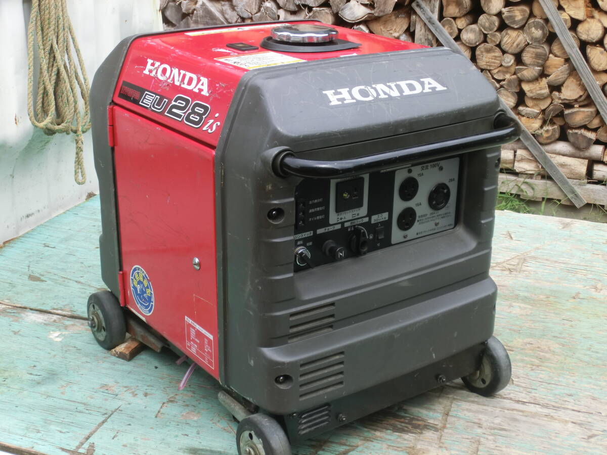 2 шт. совместно! со стартером Honda инвертер генератор EU28is 2.8KVA рабочее состояние подтверждено