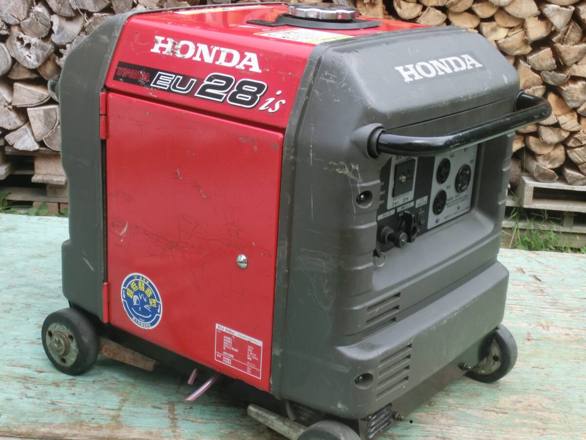 2 шт. совместно! со стартером Honda инвертер генератор EU28is 2.8KVA рабочее состояние подтверждено