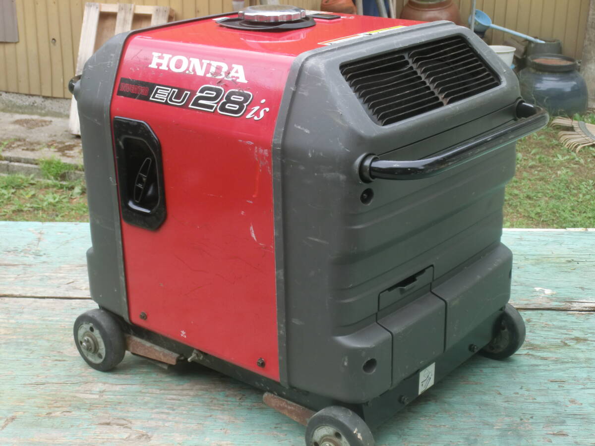 2 шт. совместно! со стартером Honda инвертер генератор EU28is 2.8KVA рабочее состояние подтверждено