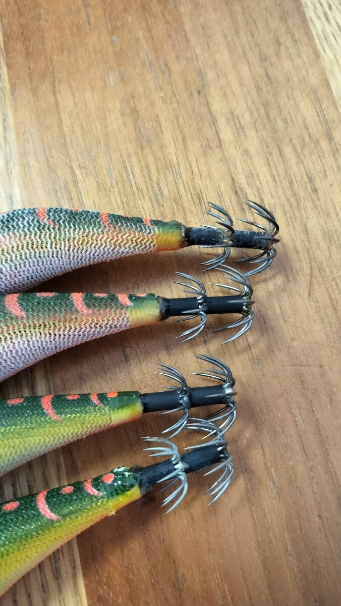 クロノ クリックス プロスペック 3.0号 エギ ディープインパクト ゴールド レッド セット カンジ _画像3