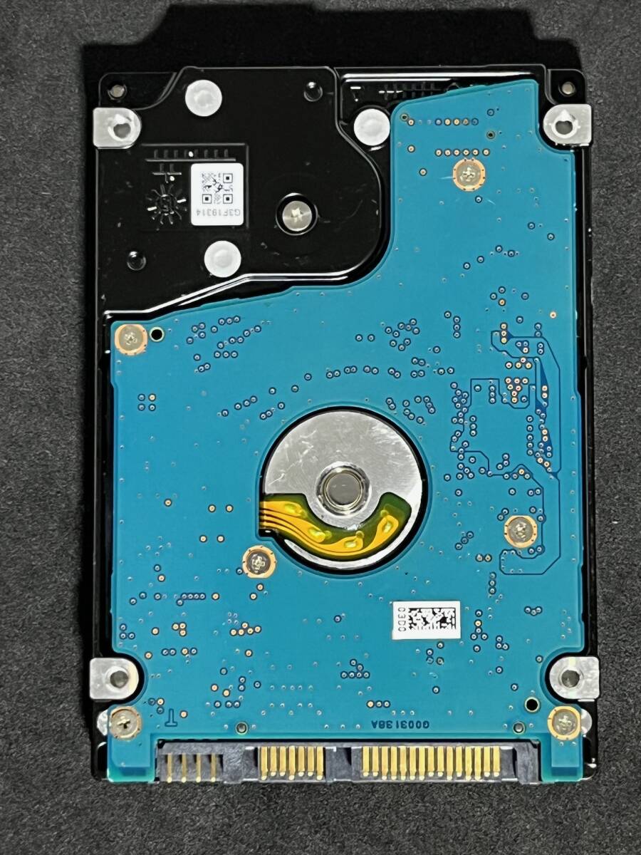 ★ 500GB ★　TOSHIBA / MQ01ABD050　【使用時間：60ｈ】　2015年製　稼働極少　2.5インチ 内蔵 HDD SATA 9.5mm厚 5400rpm　[管理■59XY]_画像4