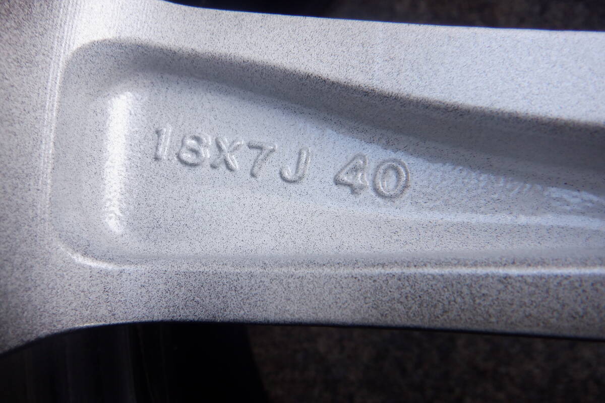 40 серия Alphard Vellfire оригинальный 18 дюймовый 7J +40 PCD120 5H 4 листов SET с новой машины прекрасный товар 