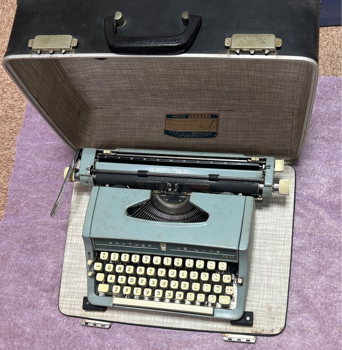 BROTHER ヴィンテージ タイプライター 昭和レトロ コレクション_画像1