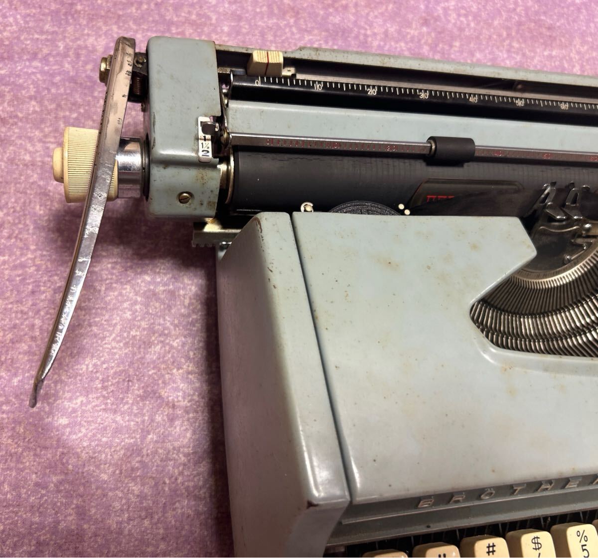 BROTHER ヴィンテージ タイプライター 昭和レトロ コレクション_画像4