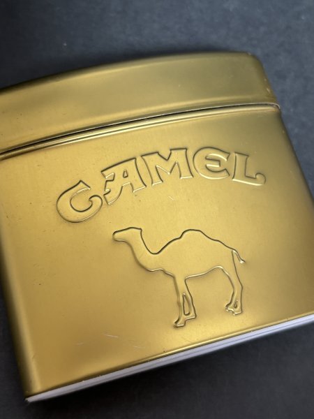 煙草ケース CAMEL キャメル 缶 保管ケース タバコ ゴールド色 ラクダ柄 ■山859 三_画像5