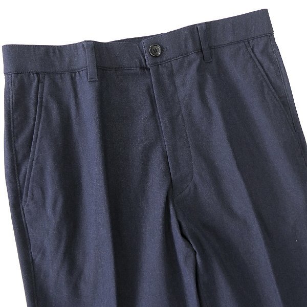 新品 シンプルライフ 甘やかし ピケ ストレッチ パンツ 79(M) 紺 【P30300】 SIMPLE LIFE 秋冬 メンズ スラックス チノパン ネイビー_画像3