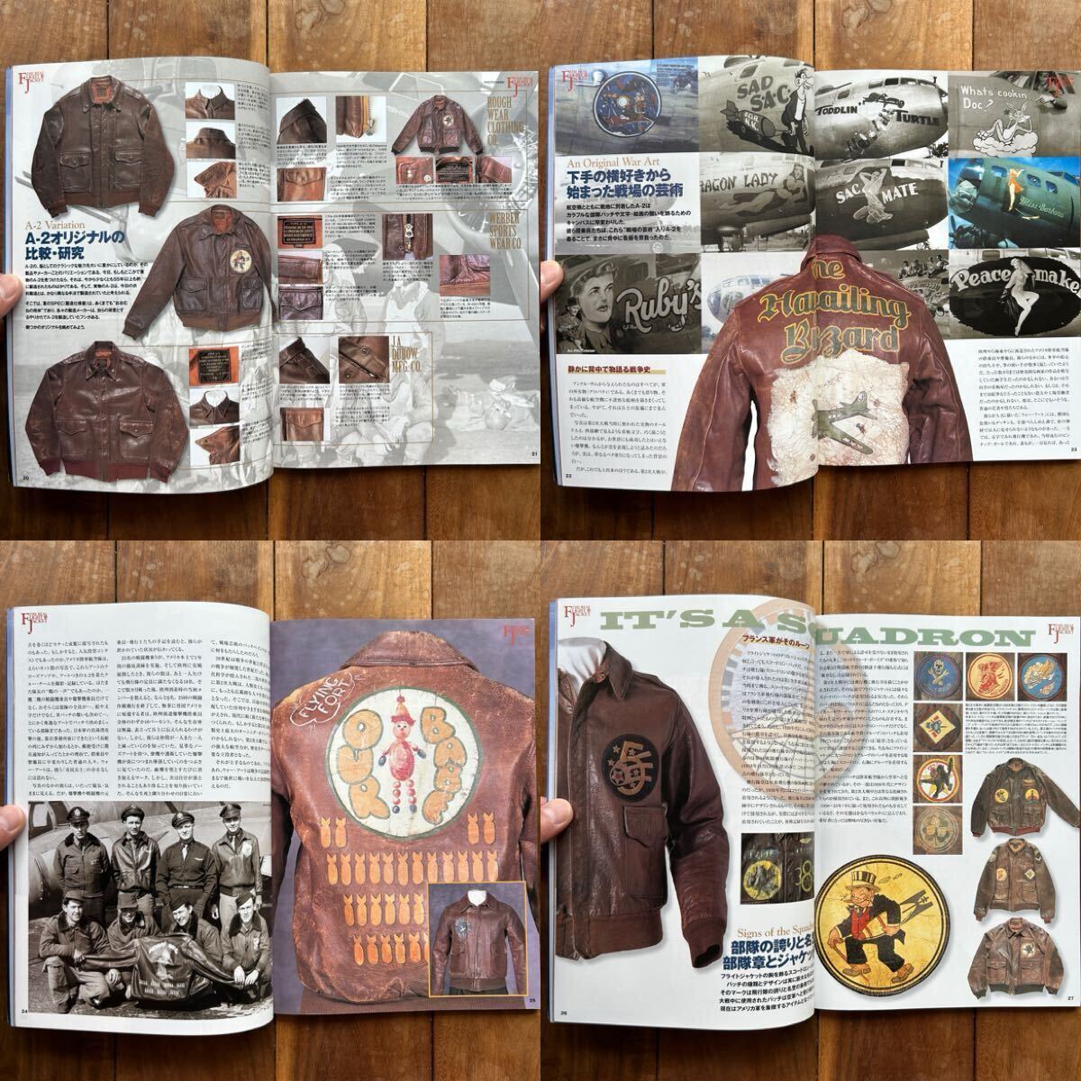 THE REAL McCOY’S ザ リアルマッコイズ 2000年発行資料本 オリジナルA-2 L-2A B-10 B-15A MA-1 G-1 B-3 N-3B バックペイント ヴィンテージ_画像3