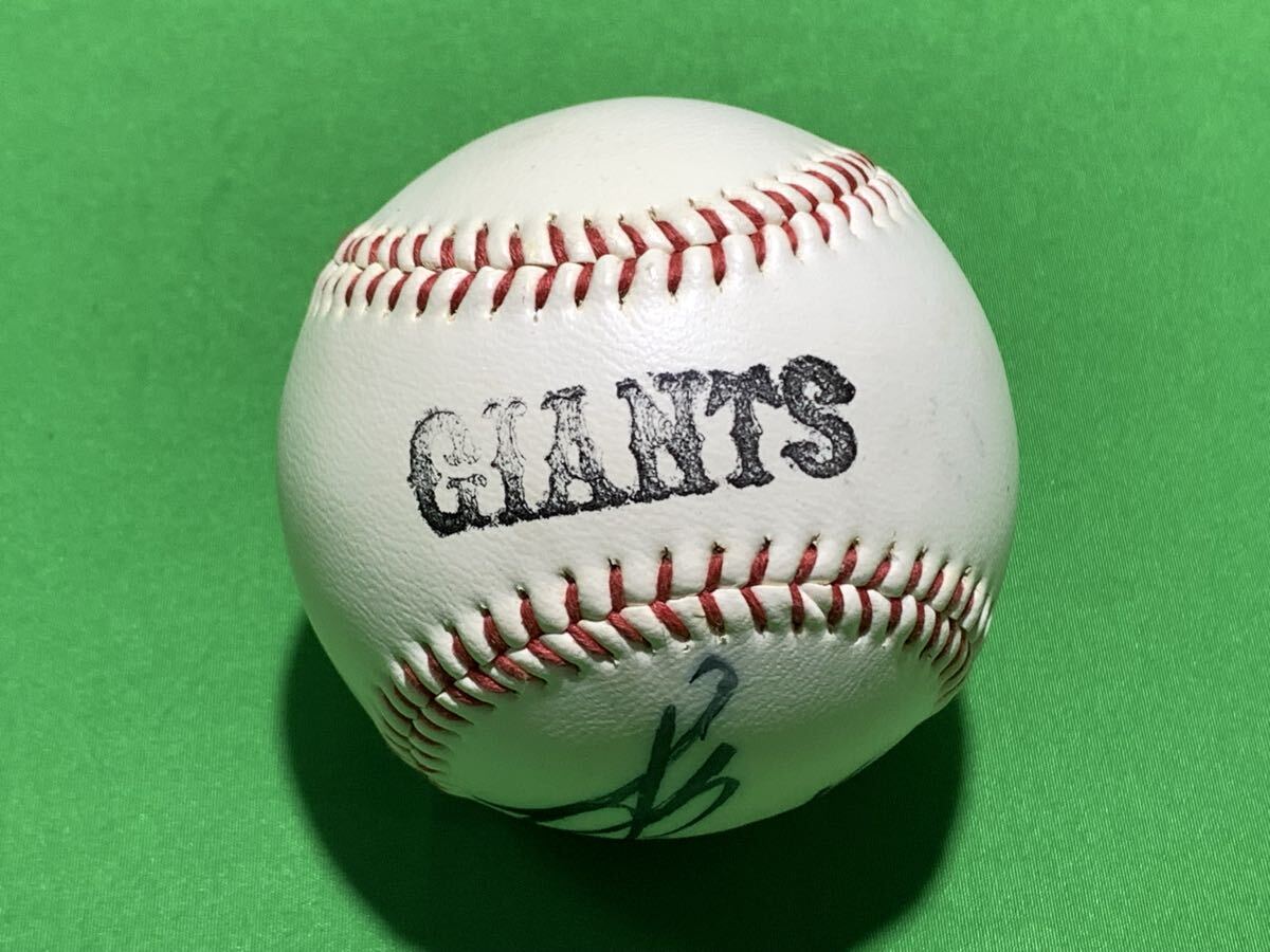  Yomiuri Giants сосна . превосходящий .? #55 с автографом мяч с логотипом бойцовая рыбка имеется есть 1F ②