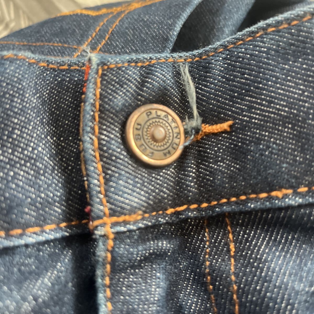 FUBU デニムハーフパンツ W40 古着_画像6