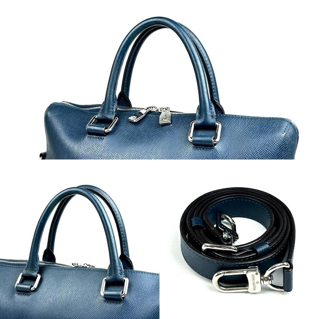 極美品 LOUIS VUITTON ルイヴィトン タイガ グリゴリ トートバッグ オセアン M30213 2way ビジネスバッグ ショルダーバッグ レザー 高級_画像10