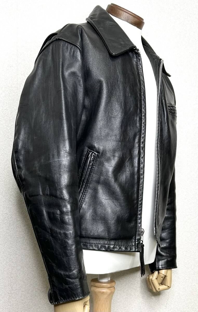 Schott 643E 36サイズ シングルライダース 楽天市場】【9/24 再入荷】Schott ショット 襟付きトラッカー