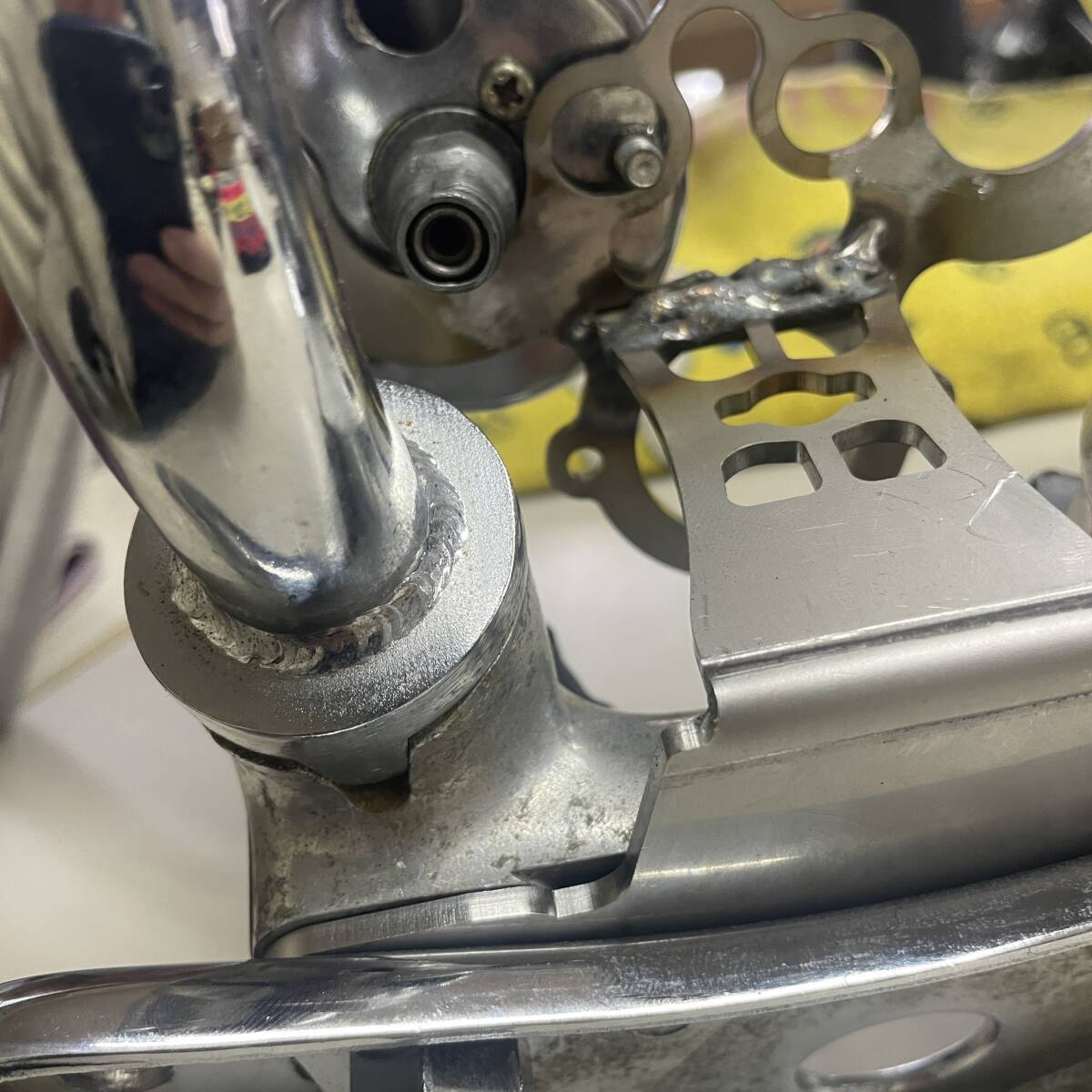 くるくるハンドル メーターステー 武川 キタコ モンキー デュアルメーターステー DNメーターなどに ニュートラル ウインカーランプ取付可_画像2