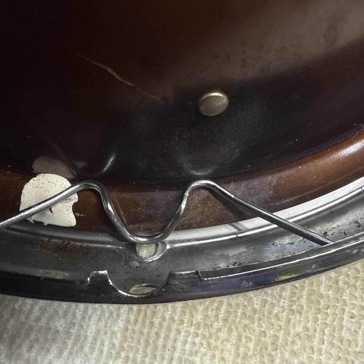 マーシャル ライト 720 722 900 取付リング CBX400 CB750用 ホンダ純正ライトリム用 ライトリムスペーサー ステンレス製 クリップ5個付_画像2