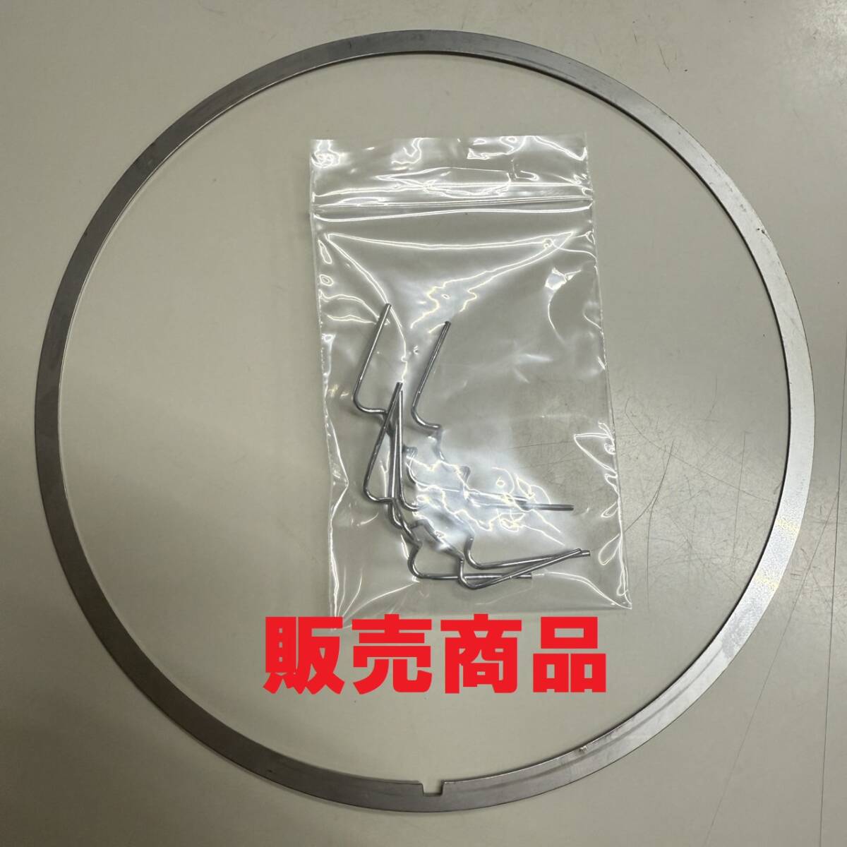 マーシャル ライト 720 722 900 取付リング CBX400 CB750用 ホンダ純正ライトリム用 ライトリムスペーサー ステンレス製 クリップ5個付_画像8