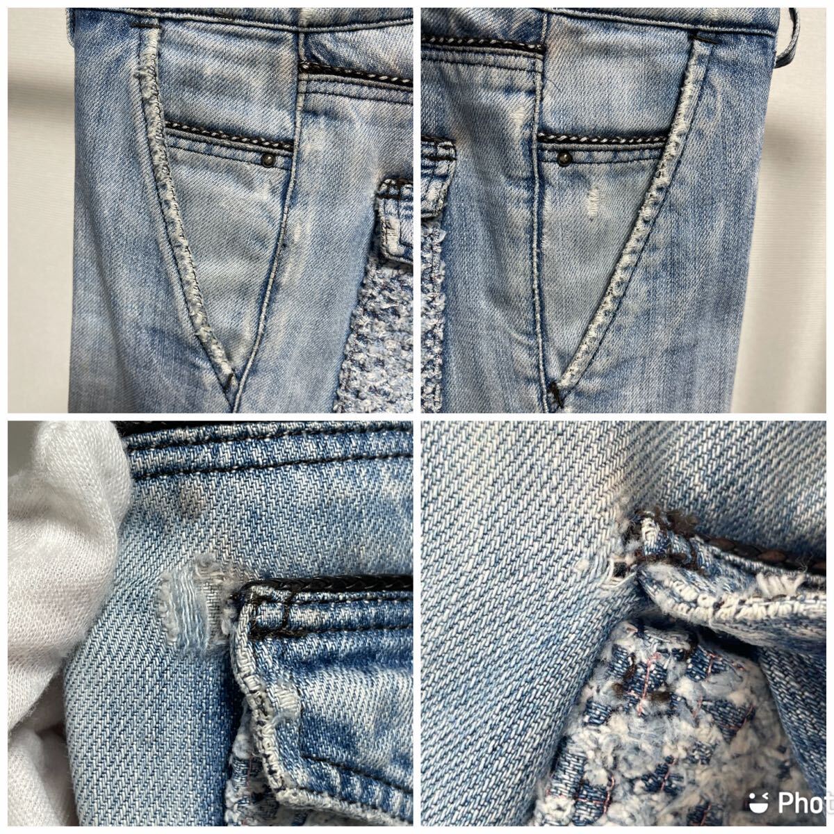 BOTTEGA VENETA ボッテガヴェネタ デニムパンツ　イントレチャート_画像9