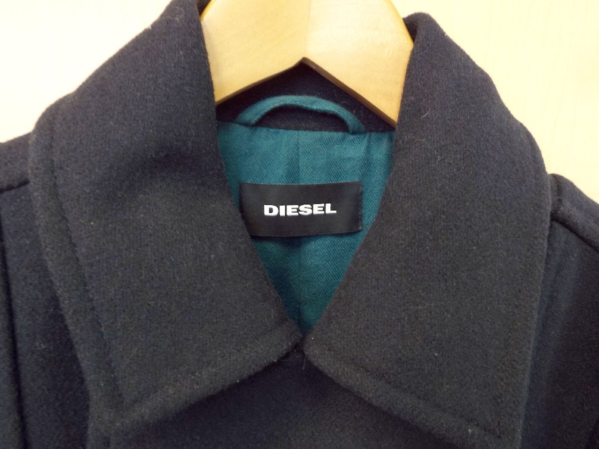 DIESEL дизель хлопок melt n бушлат S (M соответствует ) темно-синий 