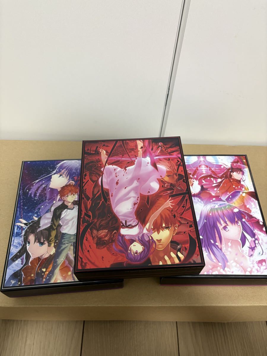 Fate staynight Heaven's_Feel 全章BluRayBOX 限定グッズ おまけ付 最終章劇場ポスター タイプムーン 間桐桜 衛宮士郎 セイバー 遠坂凛_画像1