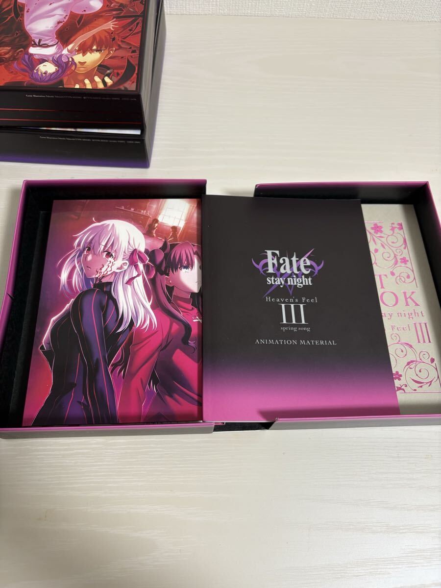 Fate staynight Heaven's_Feel 全章BluRayBOX 限定グッズ おまけ付 最終章劇場ポスター タイプムーン 間桐桜 衛宮士郎 セイバー 遠坂凛_画像8