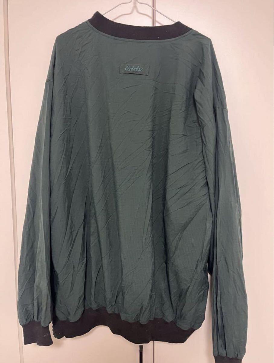 90s 古着 Cabela’s アウトドアジャケット プルオーバー ナイロン 米 Vネック ジャケット 古着 XL ナイロンプルオーバー_画像5