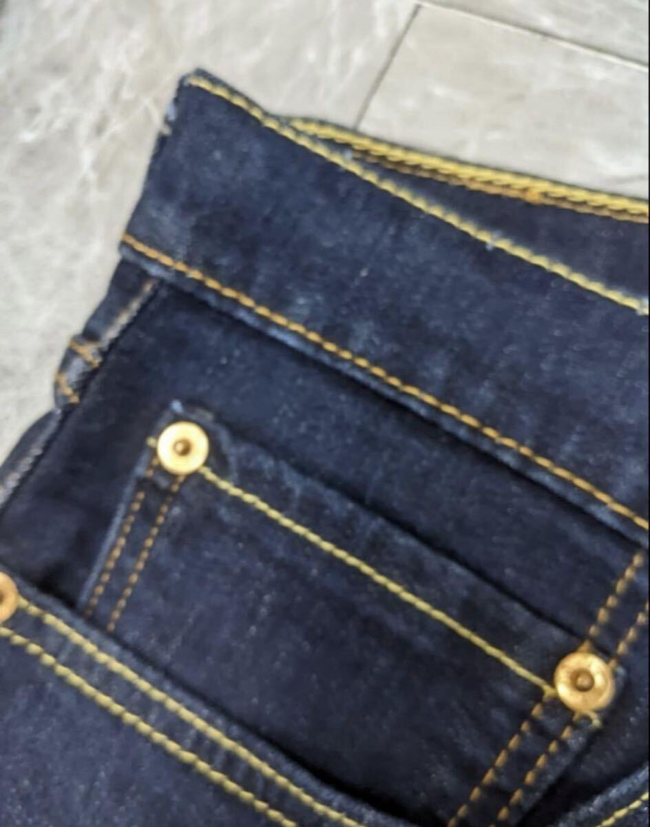 濃紺 LEVI'S デニム リーバイス 510 140周年記念 デニム ジーンズ アメカジ パンツ W34L32 インディゴ パンツ ストレート_画像3