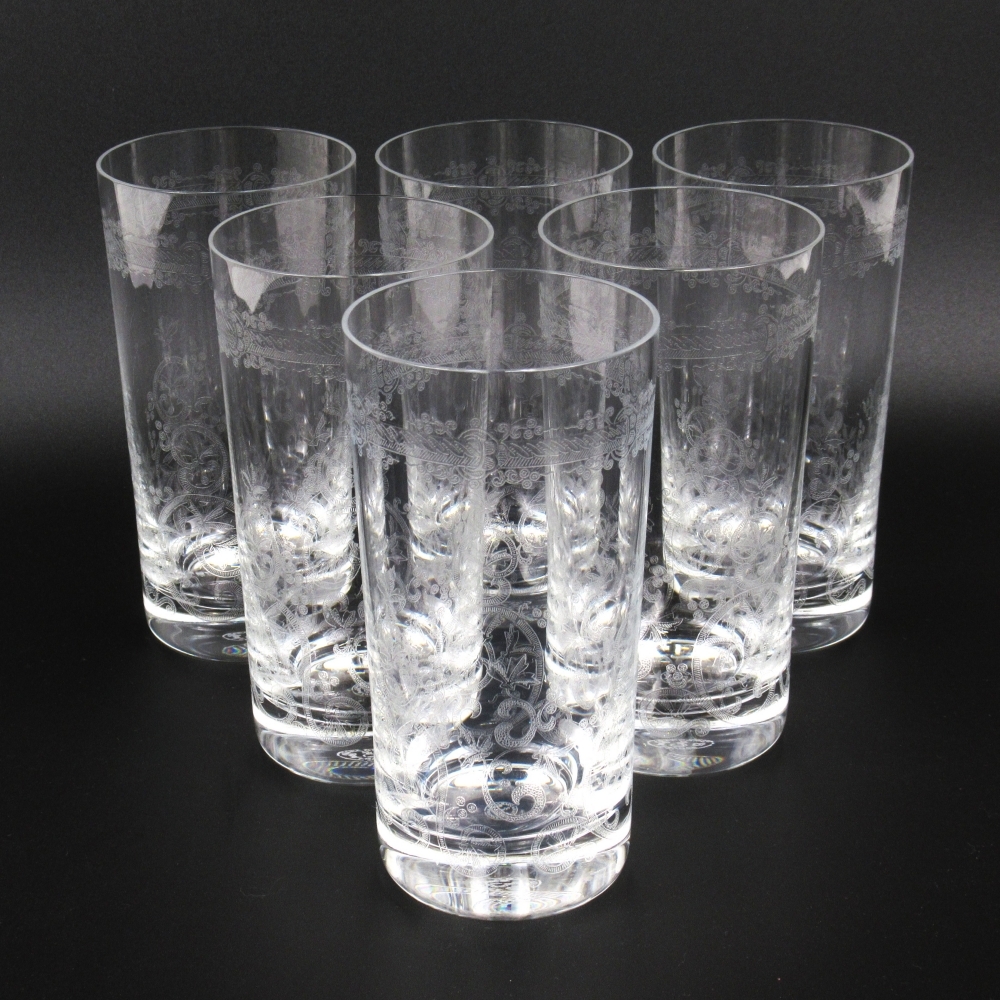 1円〜 Baccarat バカラ ラファイエット ハイボール タンブラー 計6点 箱付 4153306の画像2