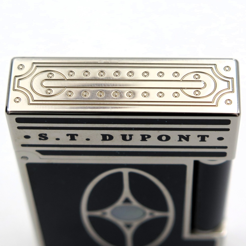 1円〜 S.T.Dupont デュポン ライン2 オリエント・エクスプレス プレミアムコレクション ライター ケース付 着火未確認 4203321の画像4